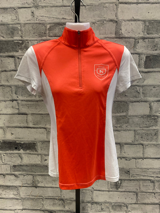 Asmar SS Mesh Summer Shirt Coral/White XS
