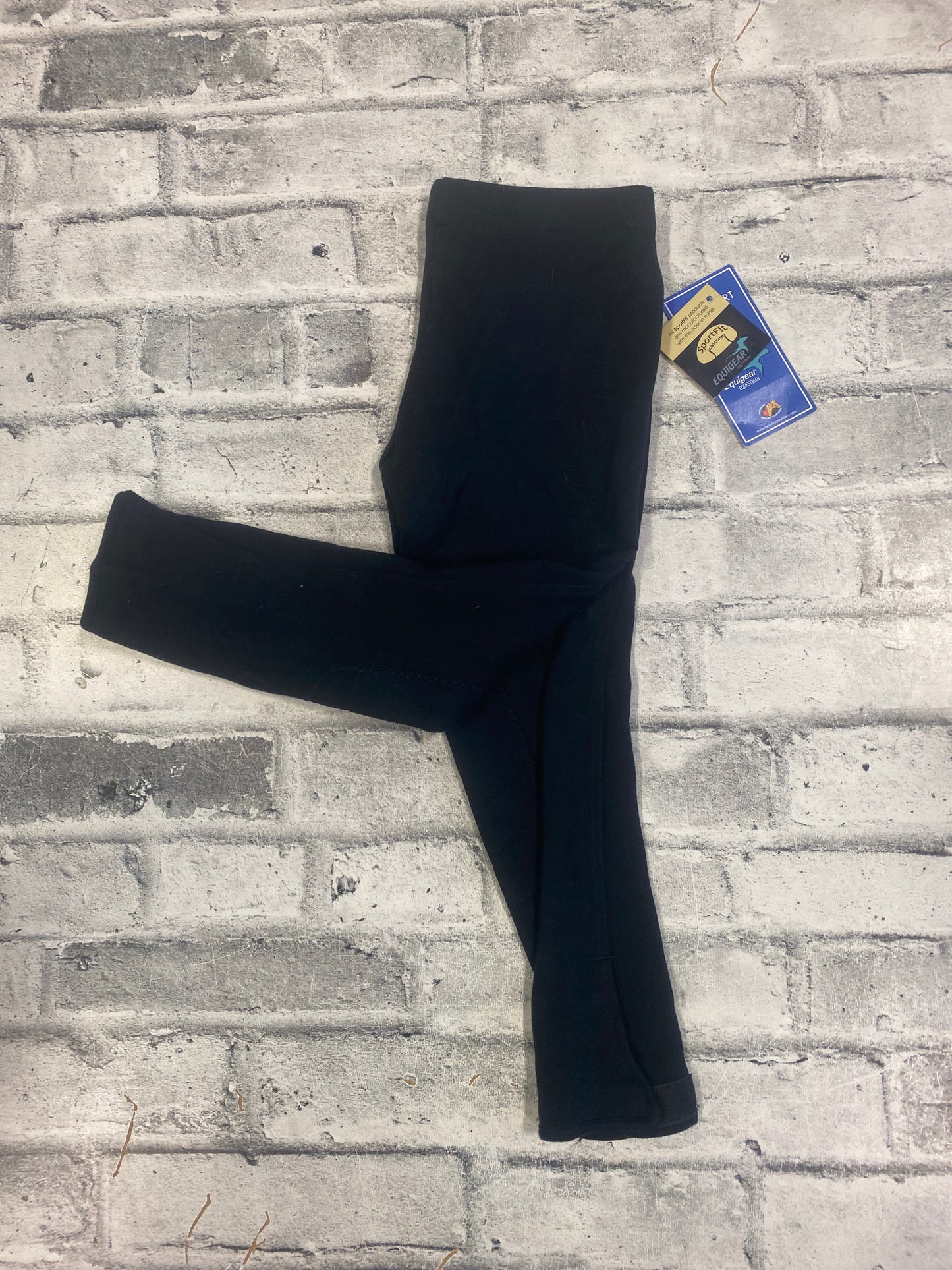 Equigear KP Pull On Breeches Black Childrens 8 NEW