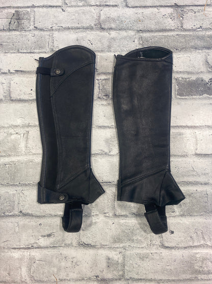 Premiere Leather Half Chaps Black S