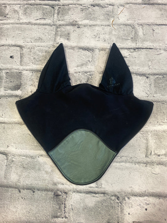 Cavalliera Fly Bonnet Black/Metallic Green F