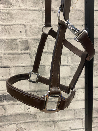Leather Halter Brown F