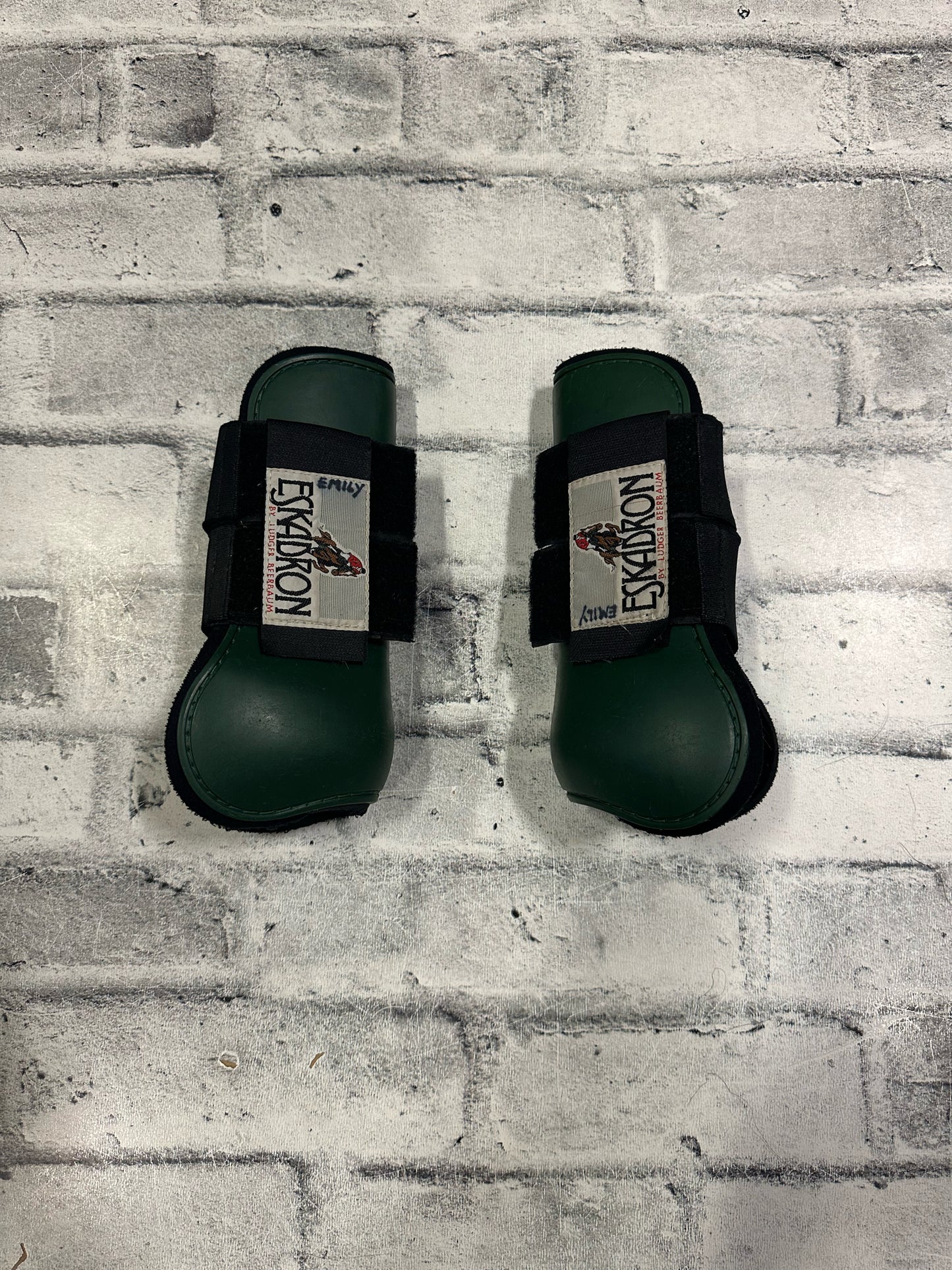Eskadron Open Front Boots Green H