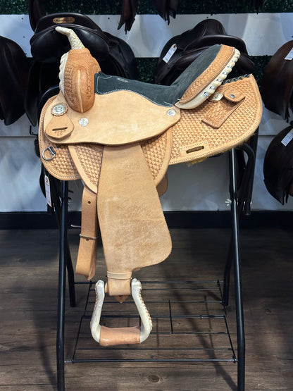 14" Circle S Barrel Saddle - 6.5" Gullet