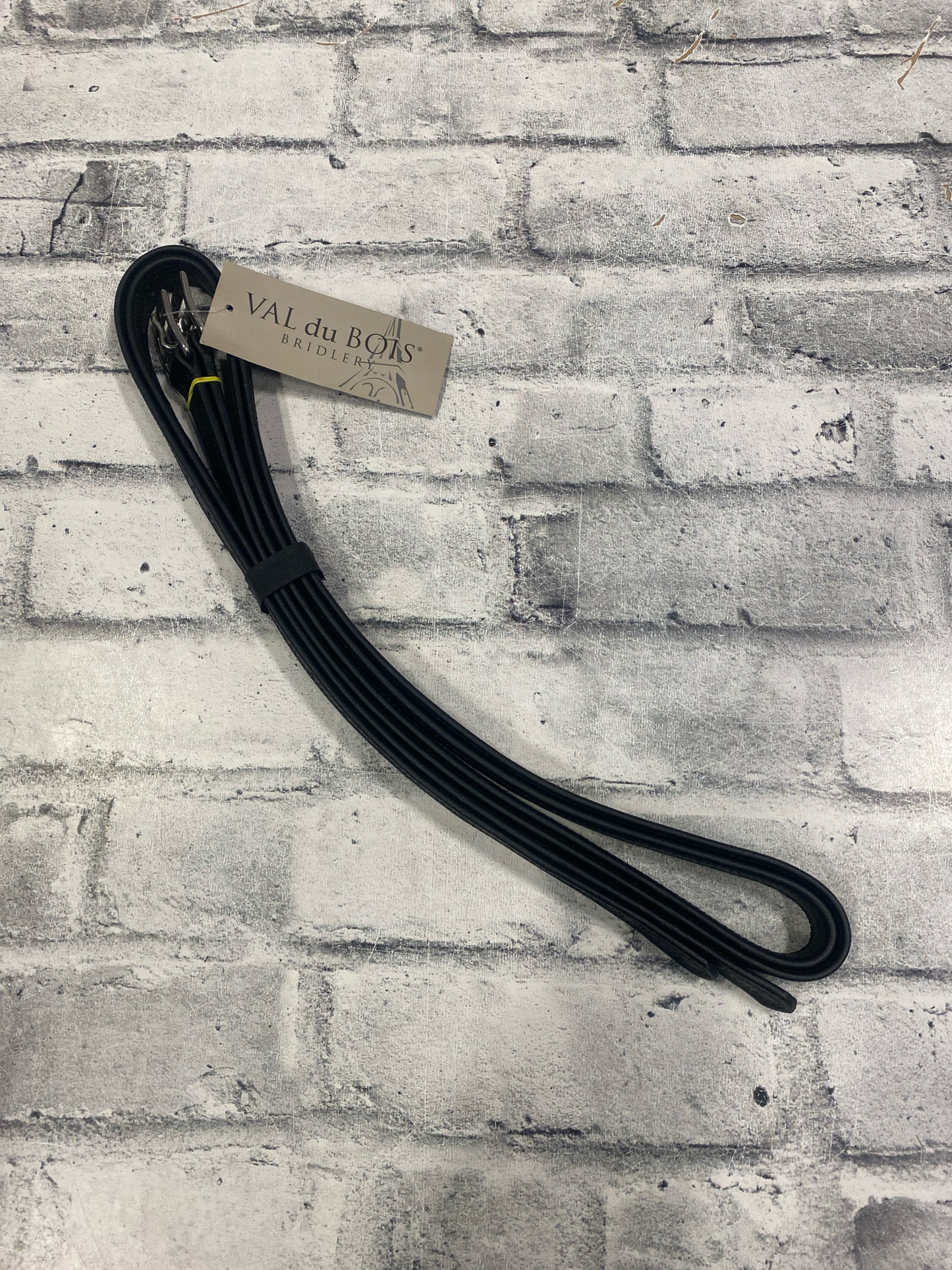 60" Val Du Bois Stirrup Leather Black NEW