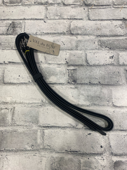 60" Val Du Bois Stirrup Leather Black NEW
