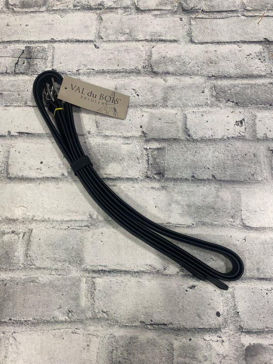 60" Val Du Bois Stirrup Leather Black NEW