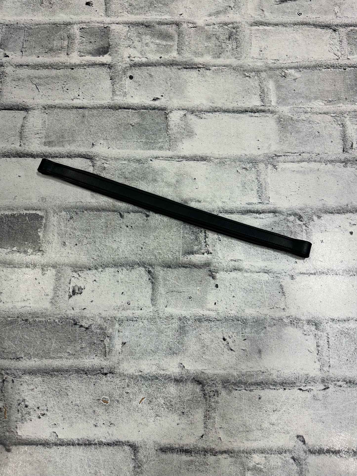15" Straight Browband Black