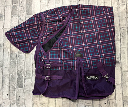66" Supra Rain Sheet Purple Plaid