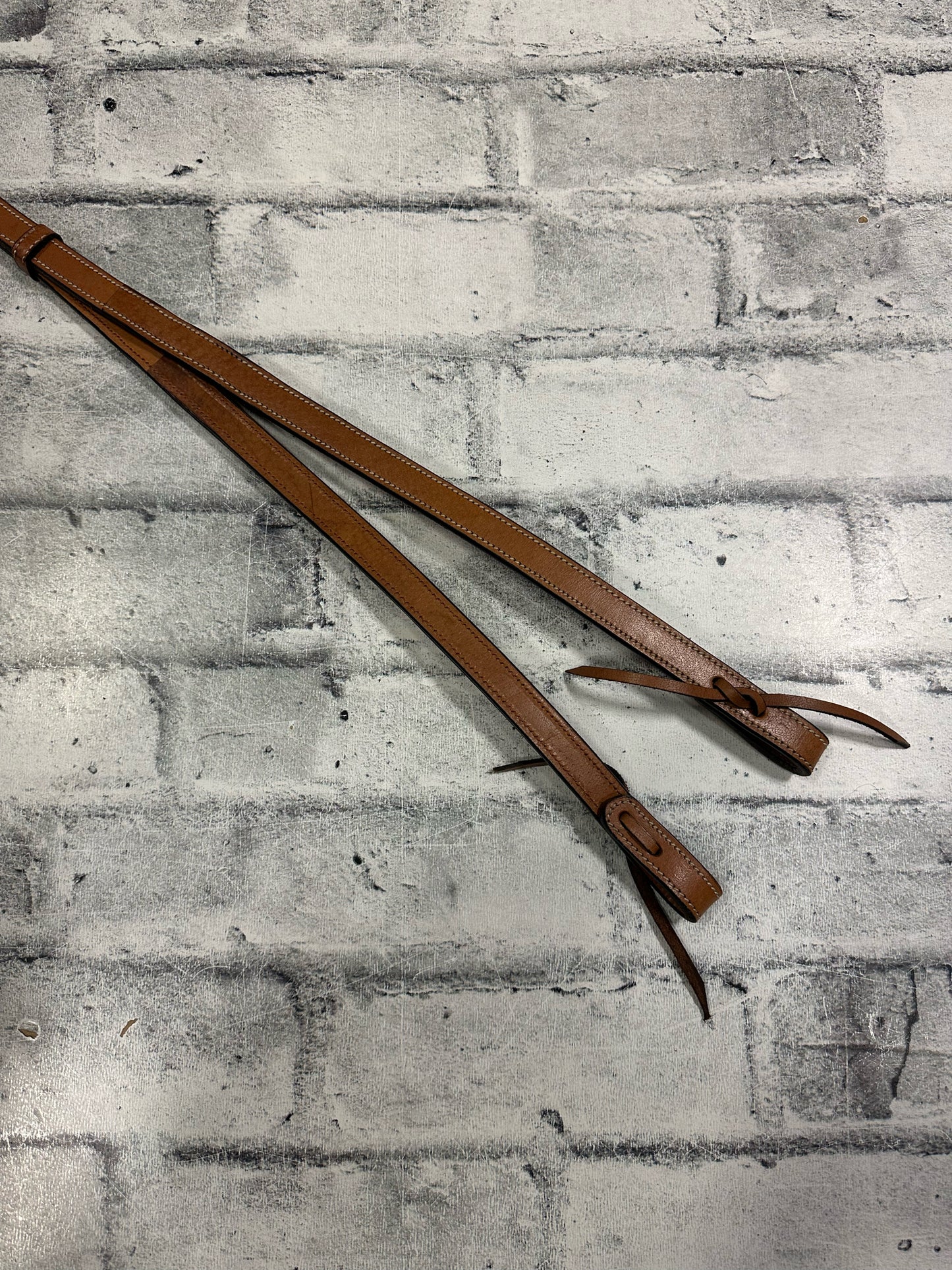 Light Oil Double Stitch Split Reins