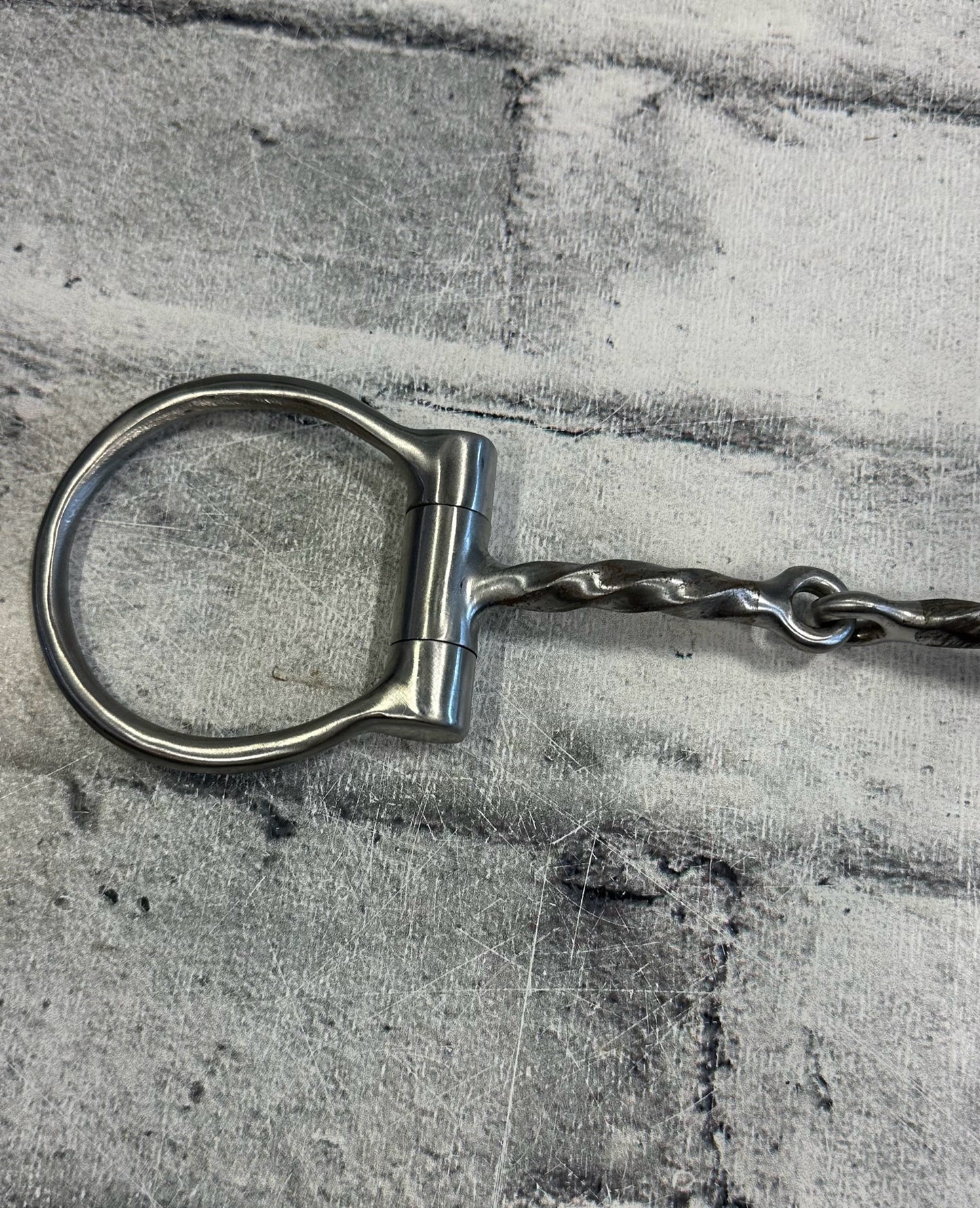 5" Fixed Ring Slow Twist Snaffle