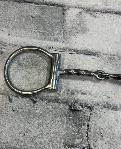5" Fixed Ring Slow Twist Snaffle
