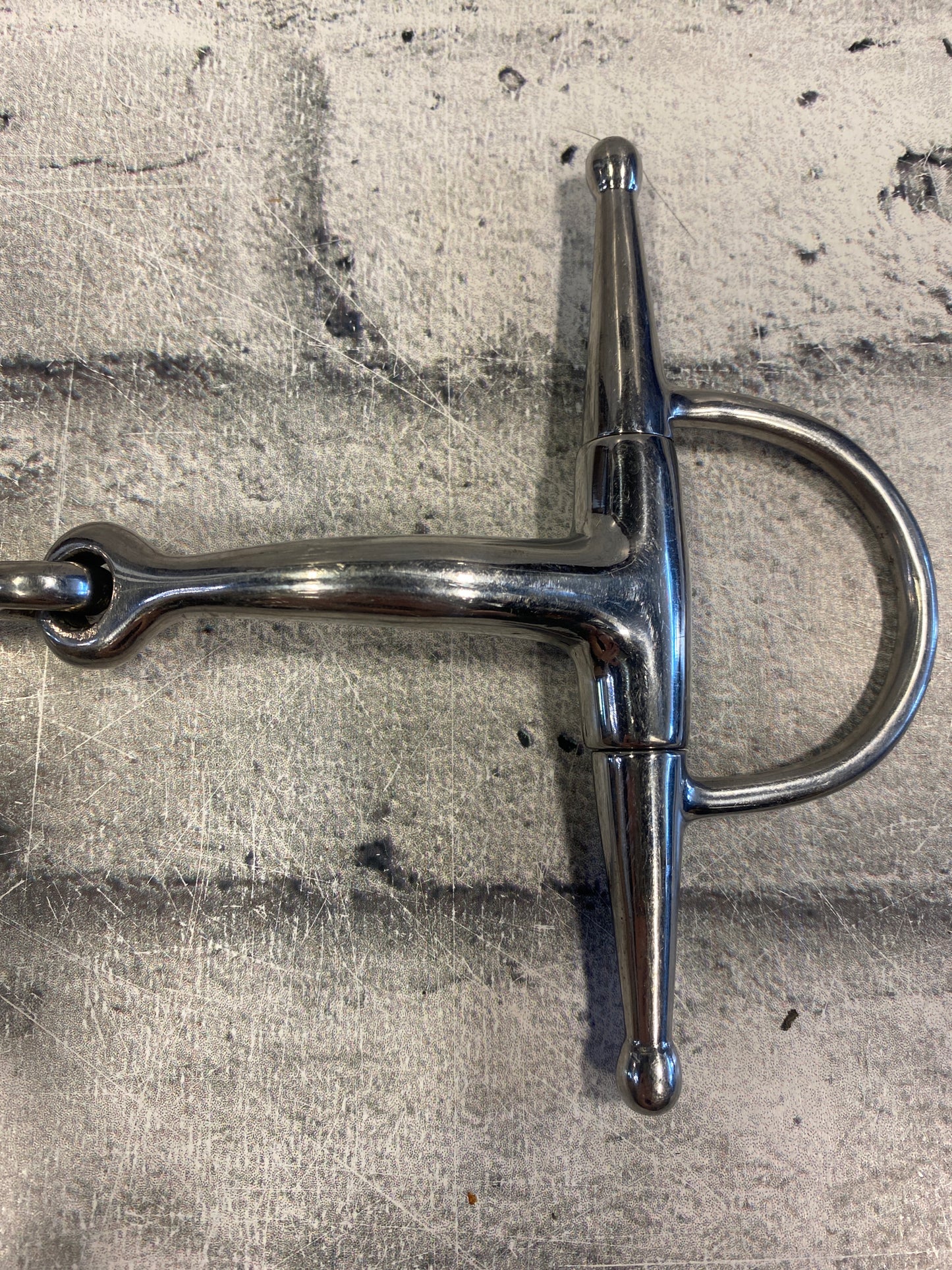 5.75" Dublin Curved Full Cheek Snaffle Bit