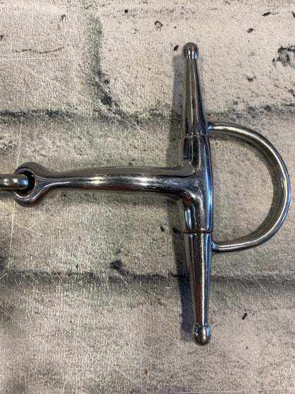 5.75" Dublin Curved Full Cheek Snaffle Bit