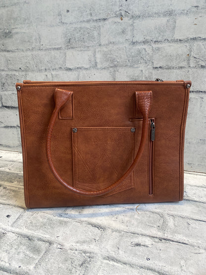 Wrangler Croc Print Leather Purse