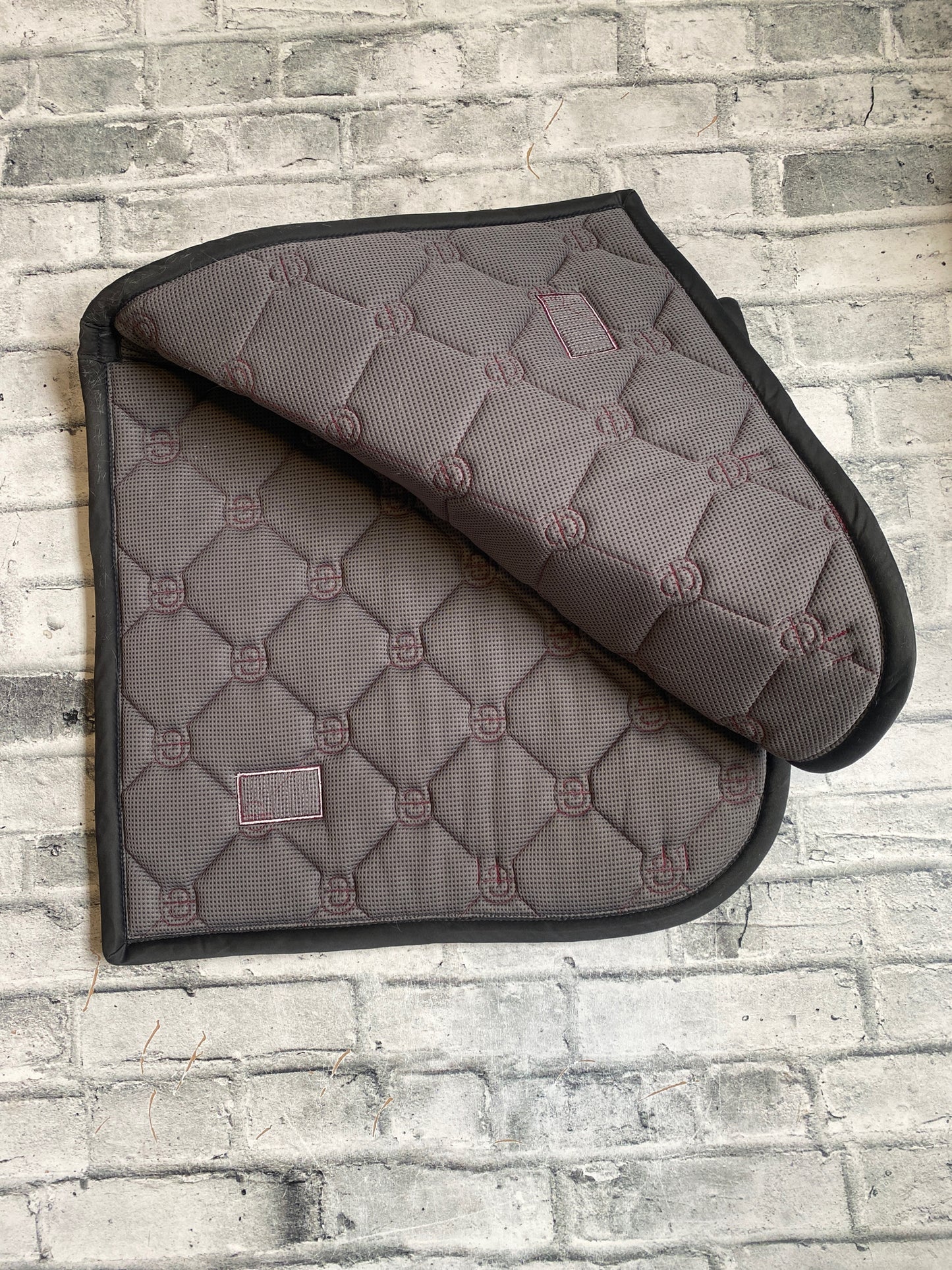 Equestrian Stockholm Dressage Pad Red Full
