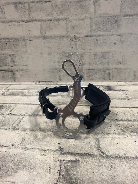 Jin Stirrup Hackamore Silver/Black F
