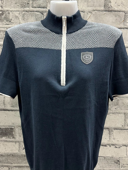 Asmar 1/4 Zip SS Lightweight Sweater Steel Blue S