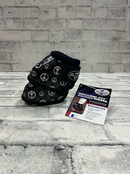 Pro Choice Bell Boots Peace Sign L NEW
