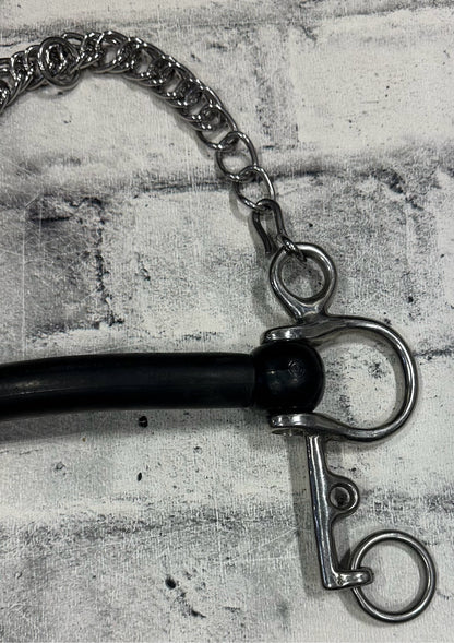 5.5" Rubber Pelham Bit w/ Chain