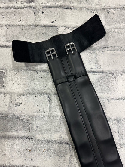 26" Stubben Leather Dressage Girth Black