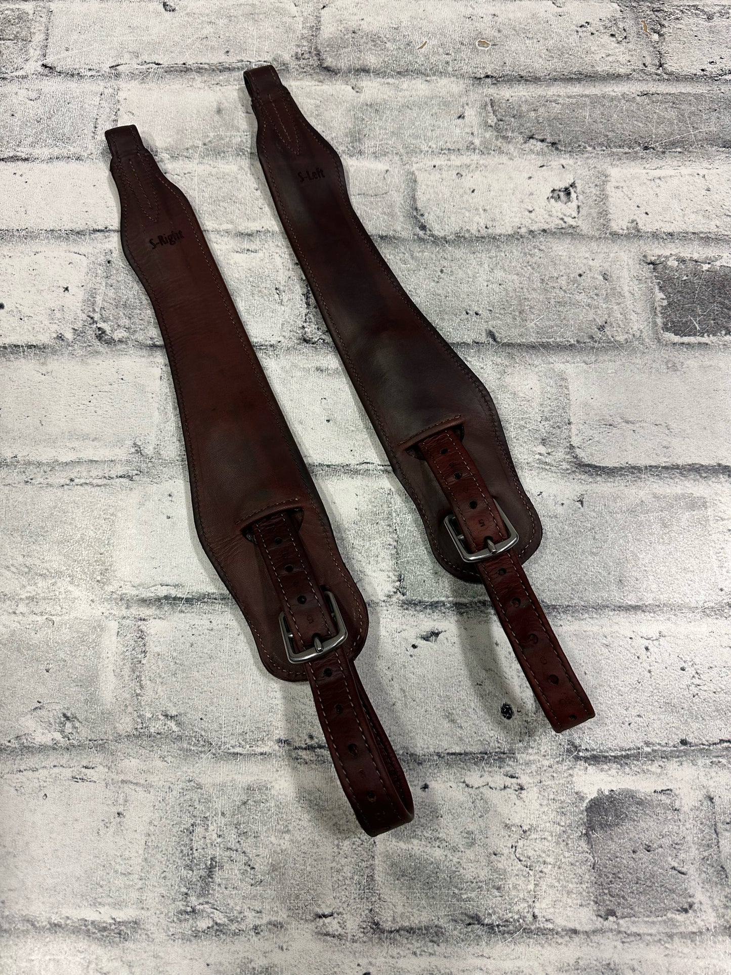 CWD So Jump Stirrup Leathers Brown S