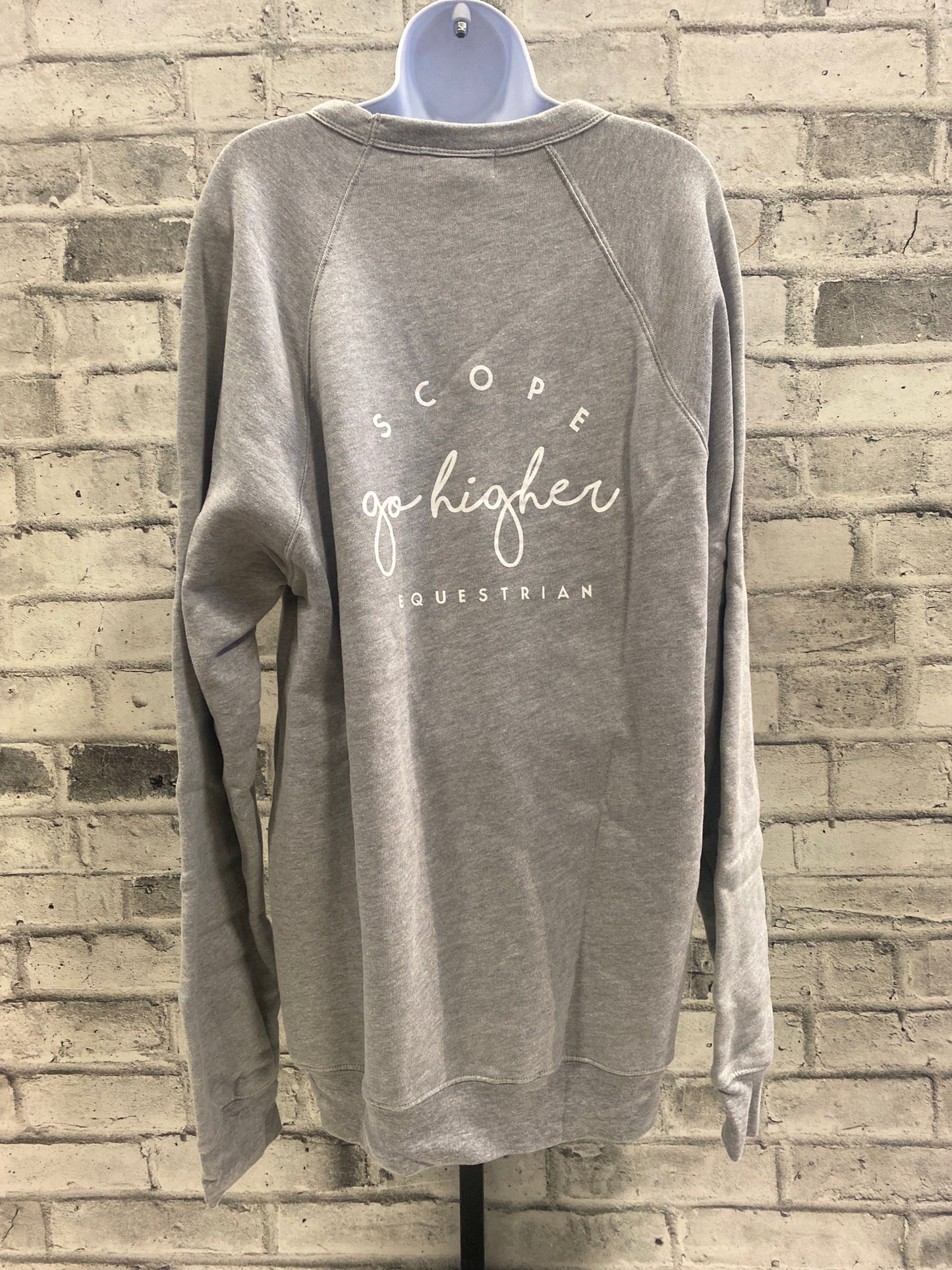 Scope Equestrian Crewneck Light Grey XL