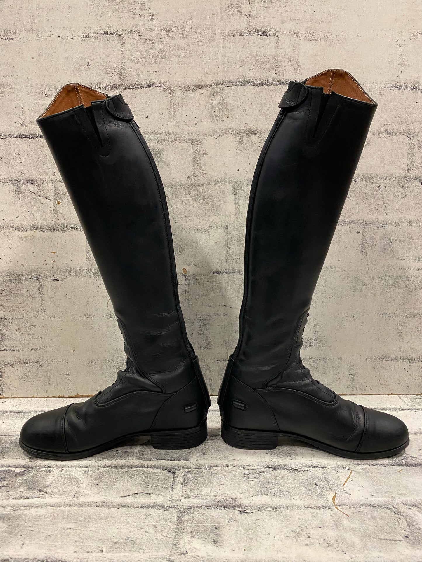 Treadstep Donatello III Field Boots Black 7.5 -  H 17"  C 11"