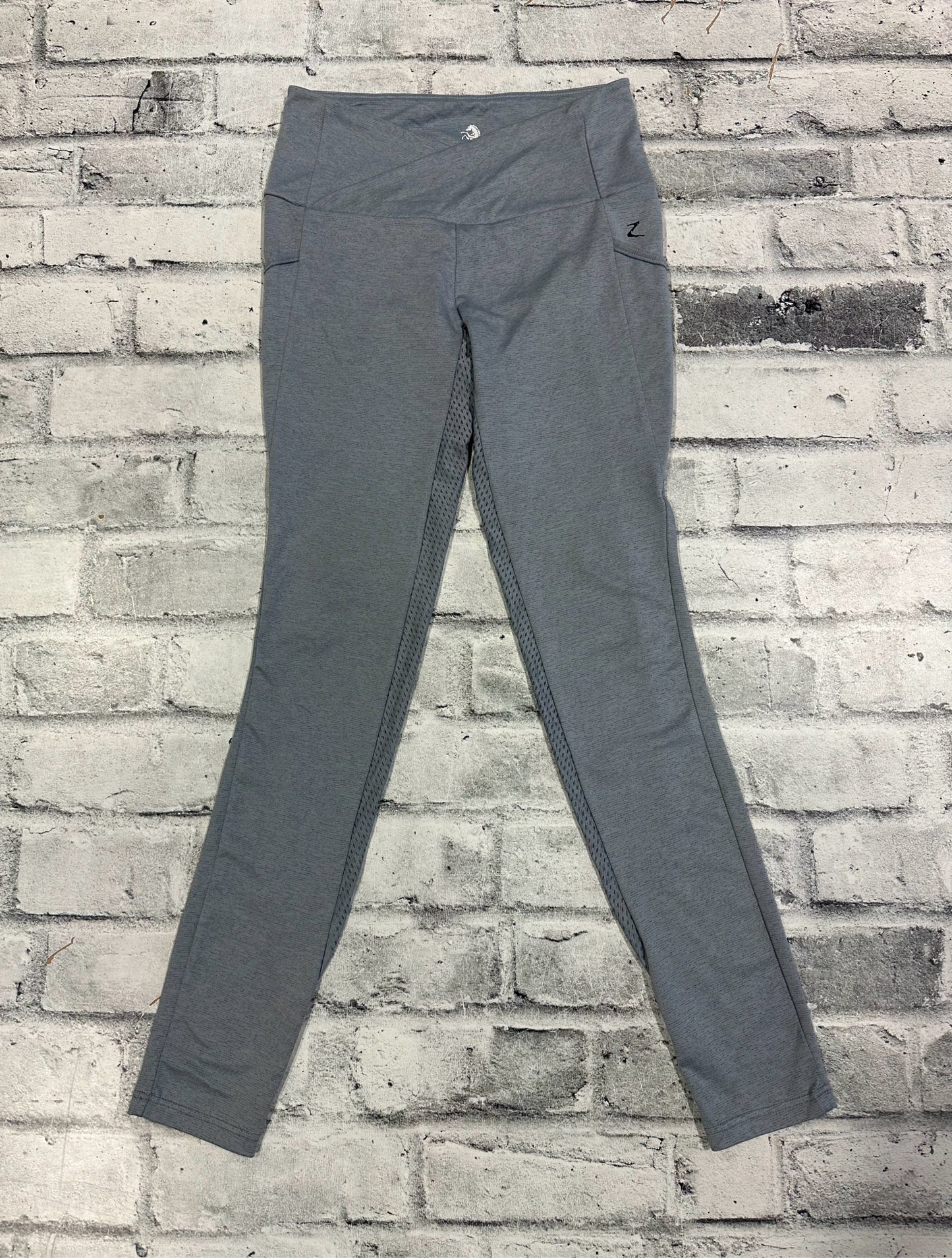 Horze FS Grip Riding Tights Heathered Grey 24