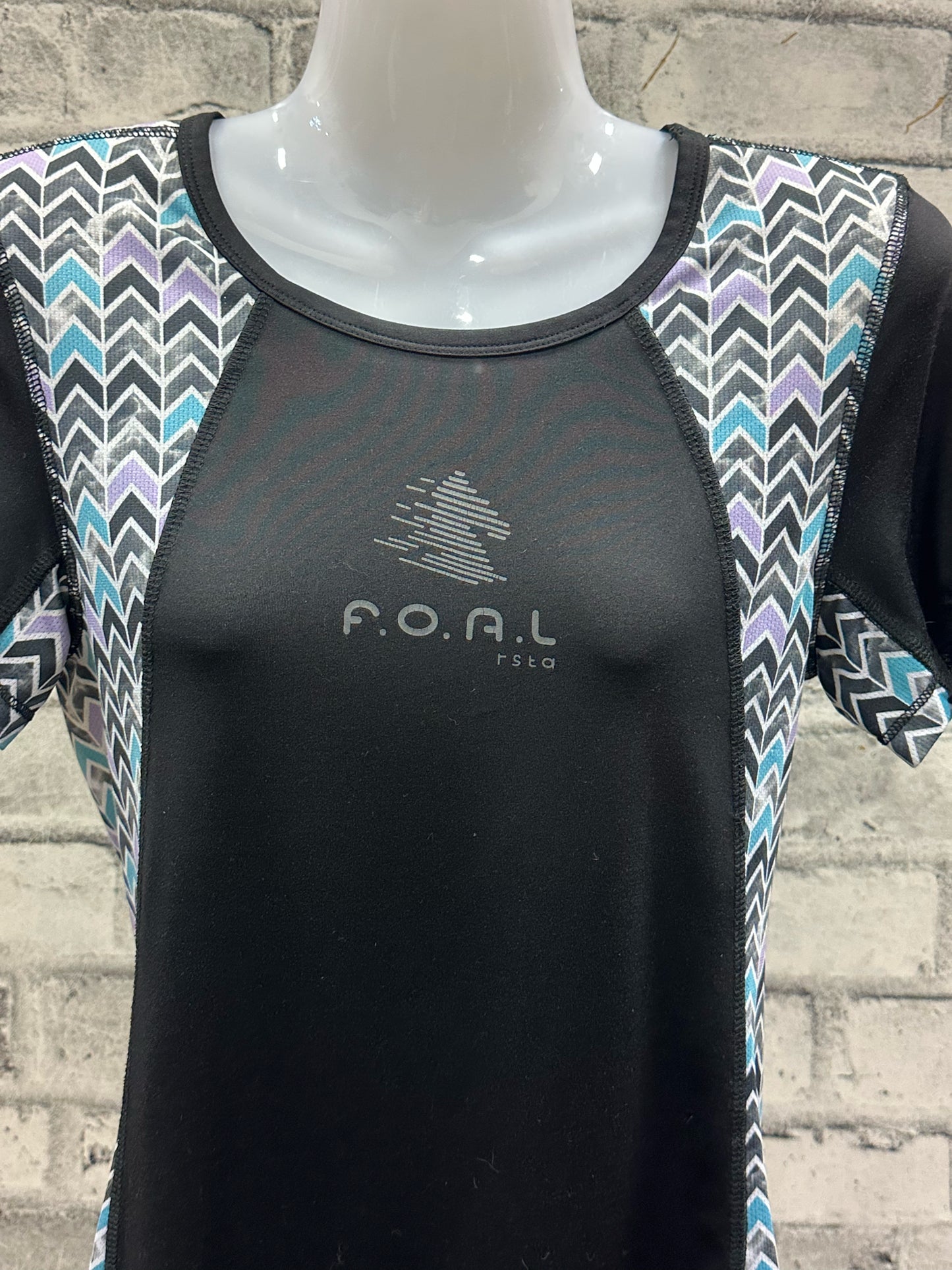 FOAL SS Sun Shirt Black/Purple S