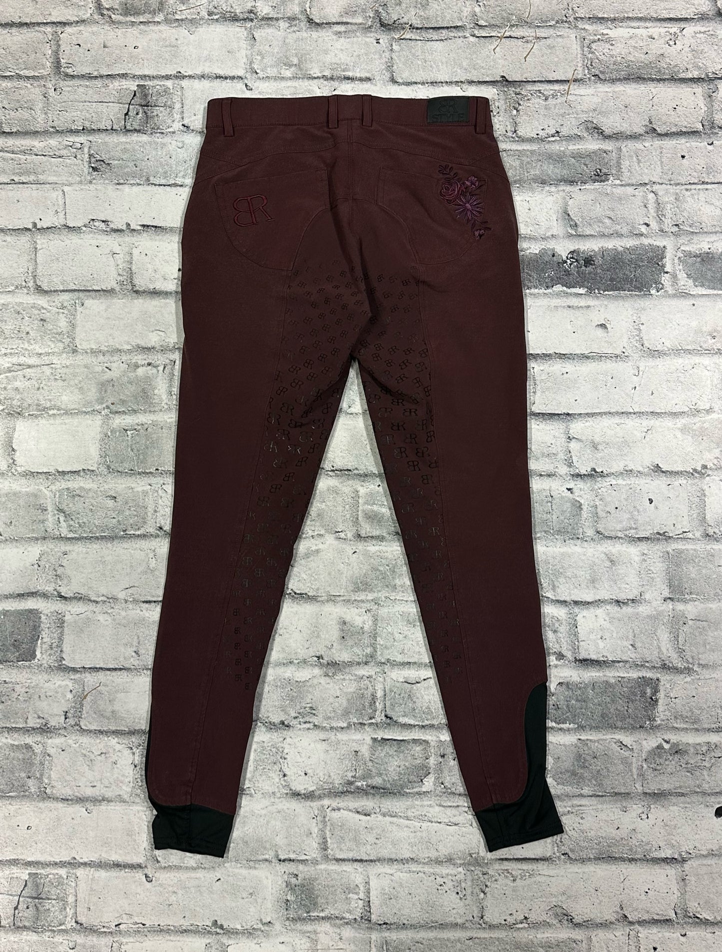 BR FS Breeches Burgundy 28