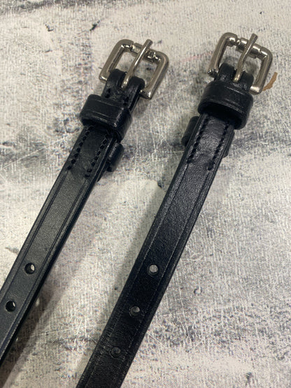 Rambo Micklem Bit Straps Black H