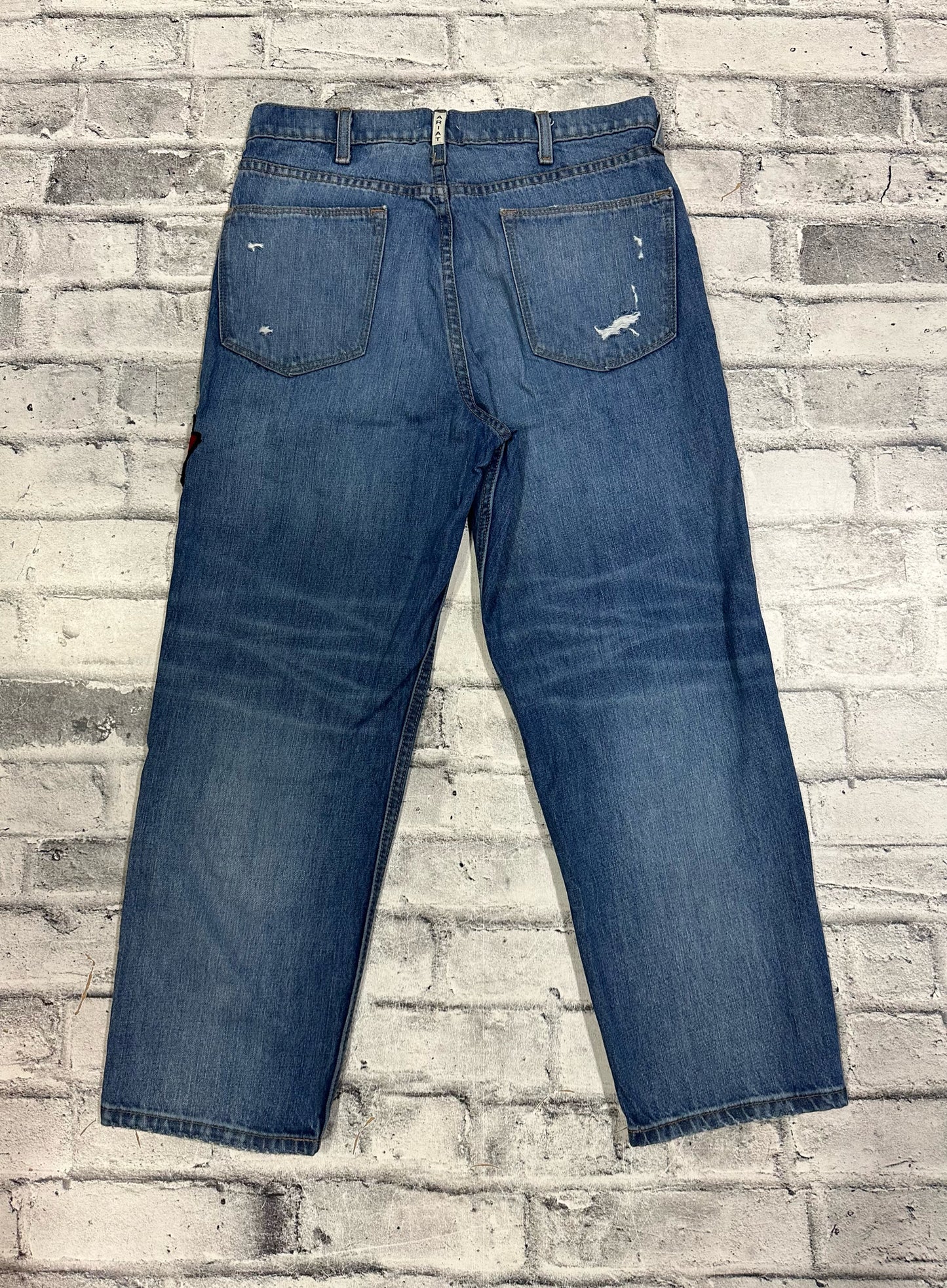 Ariat x Rodeo Quincy Straight Leg Capri Embroidered Jeans 30R