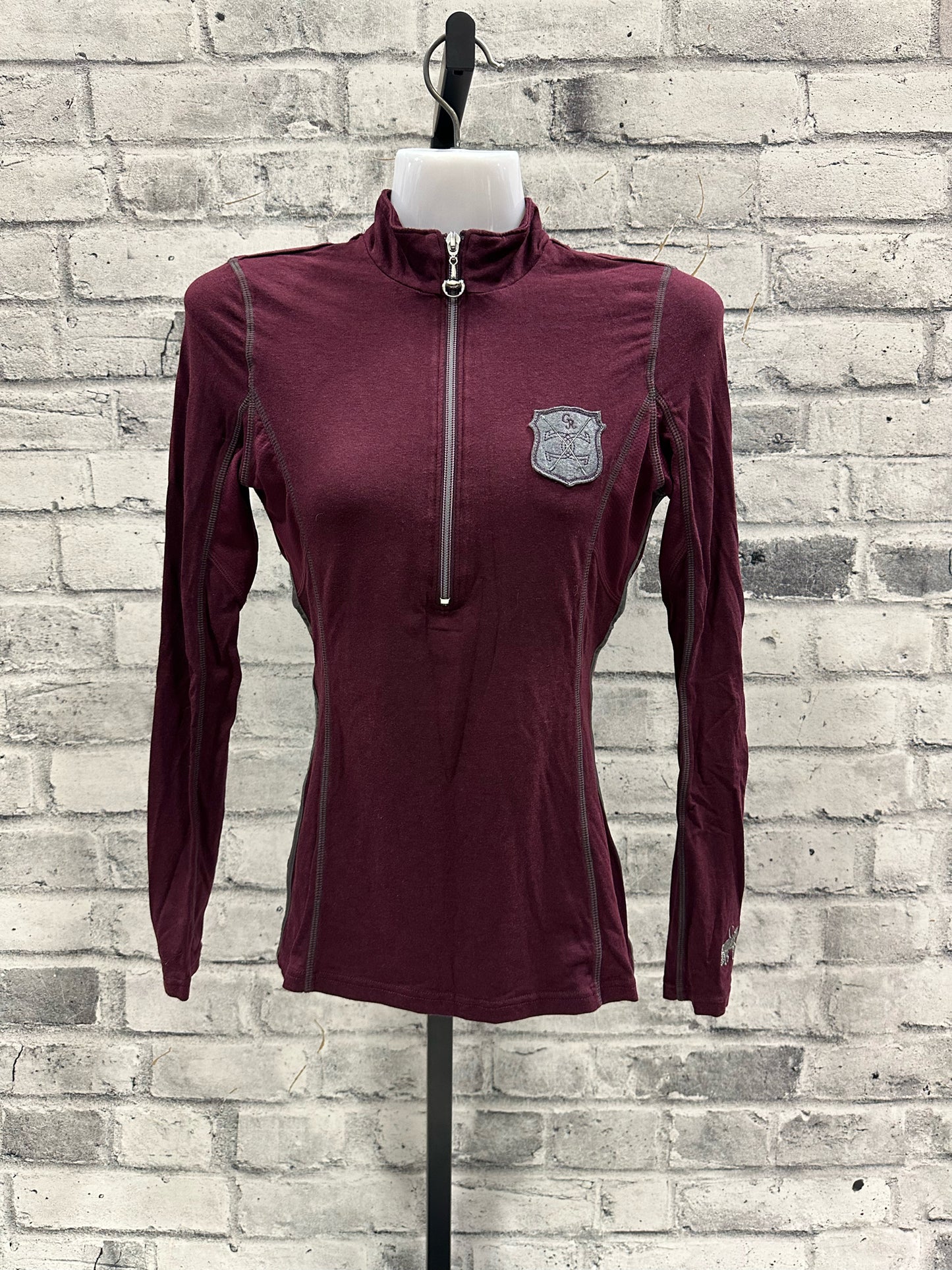 Goodrider LS Shirt Burgundy XS