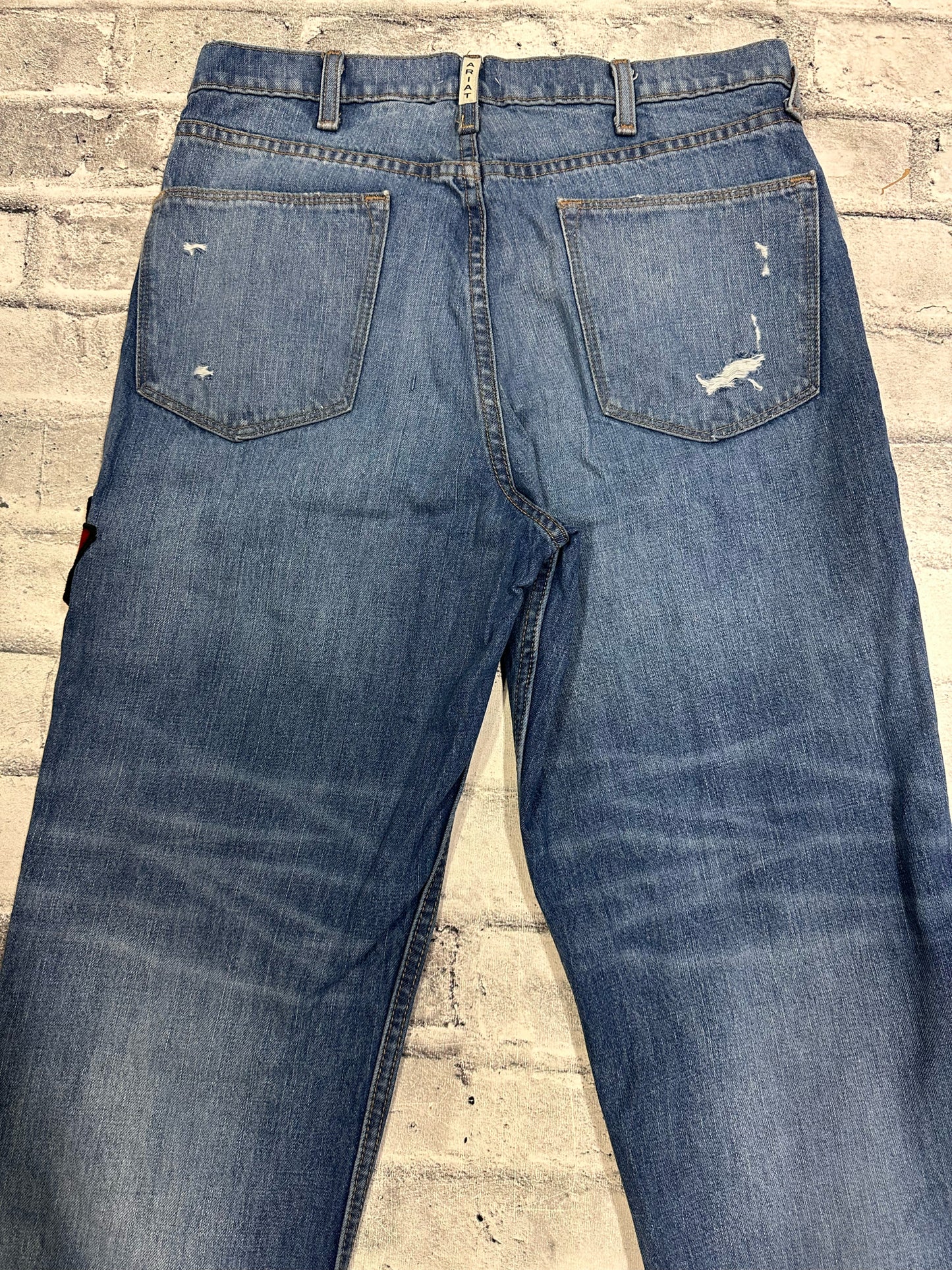 Ariat x Rodeo Quincy Straight Leg Capri Embroidered Jeans 30R
