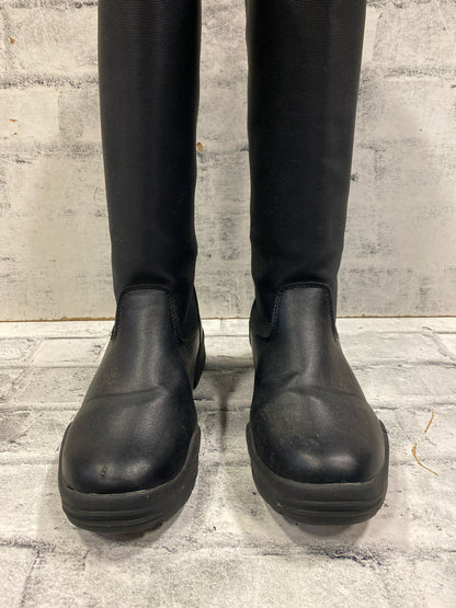 Winter Tall Boots Black 9.5 H 16" C 15"