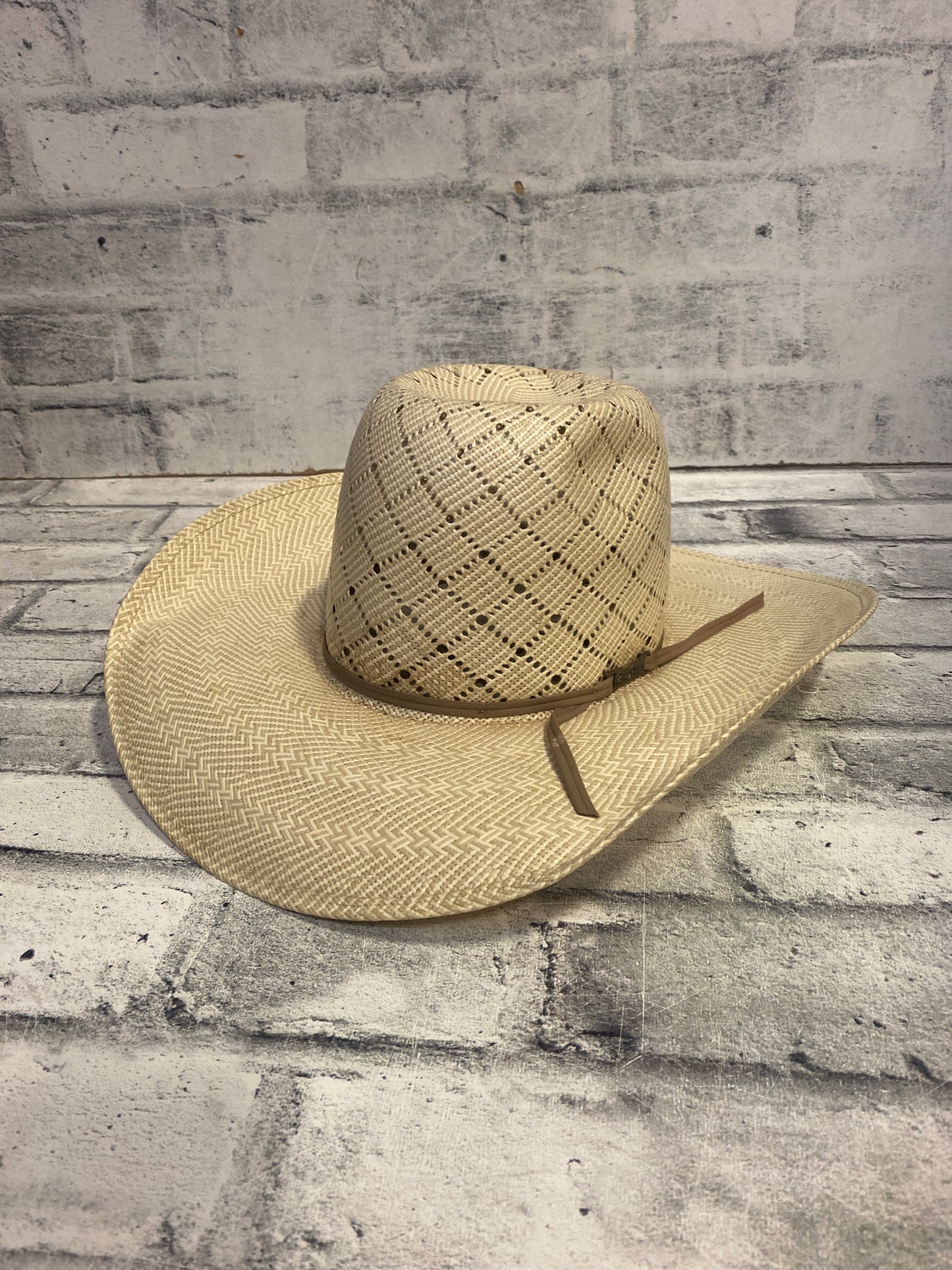 American Hat Co Straw Cowboy Hat 7 1/8