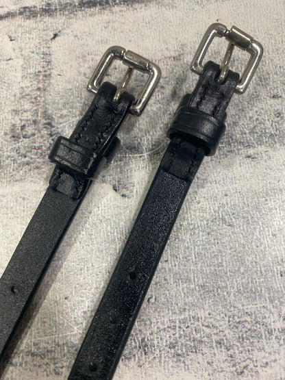 Rambo Micklem Bit Straps Black H