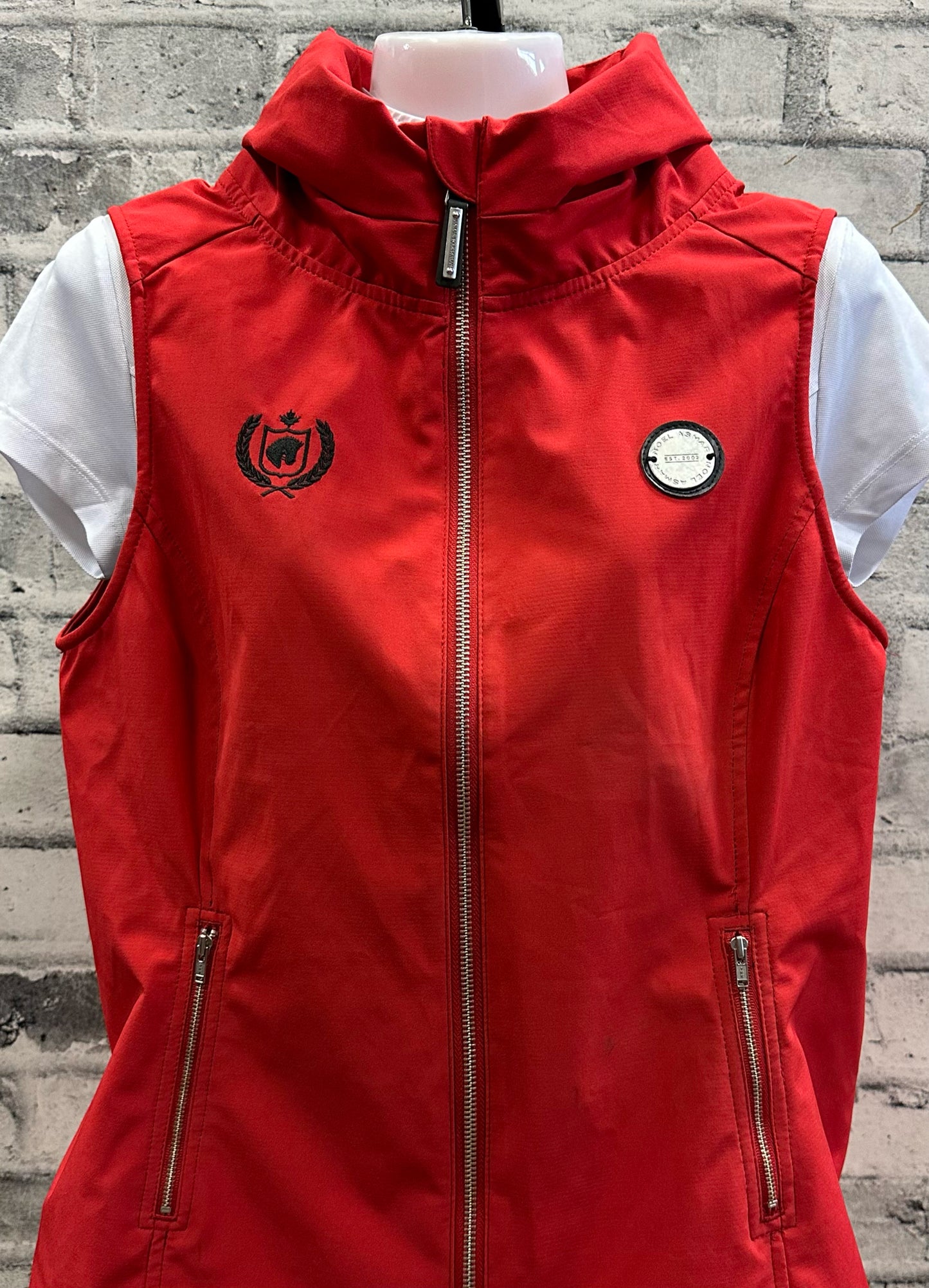 Asmar Riding Vest Red S