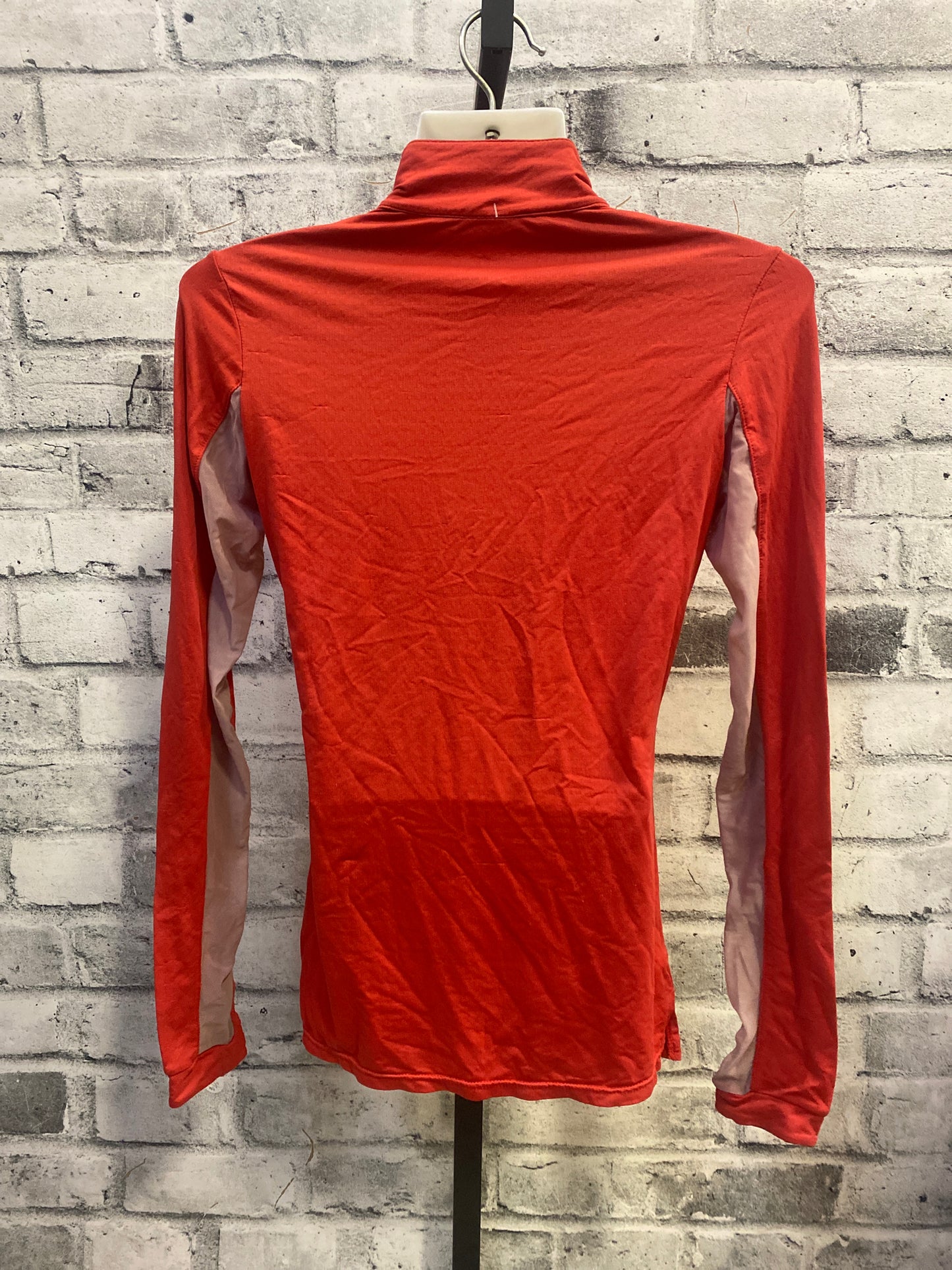 Kastel 1/4 Zip LS Shirt Red XS