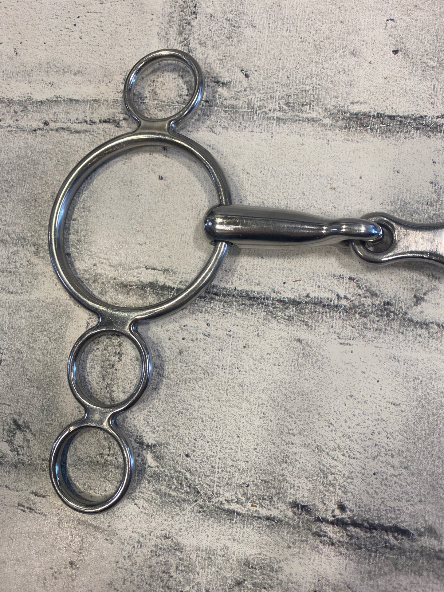 5.5" Metalab 3-Ring Gag Bit