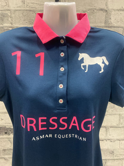 Noel Asmar SS Polo Navy & Pink XS
