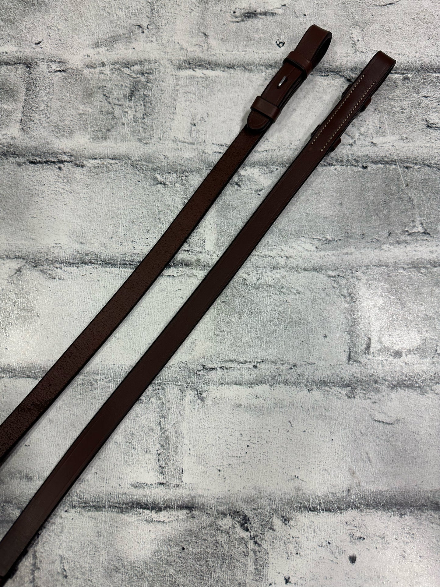 VDB Fancy Stitch Hunter Bridle Brown Cob + Reins