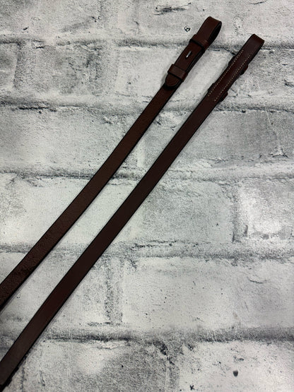 VDB Fancy Stitch Hunter Bridle Brown Cob + Reins