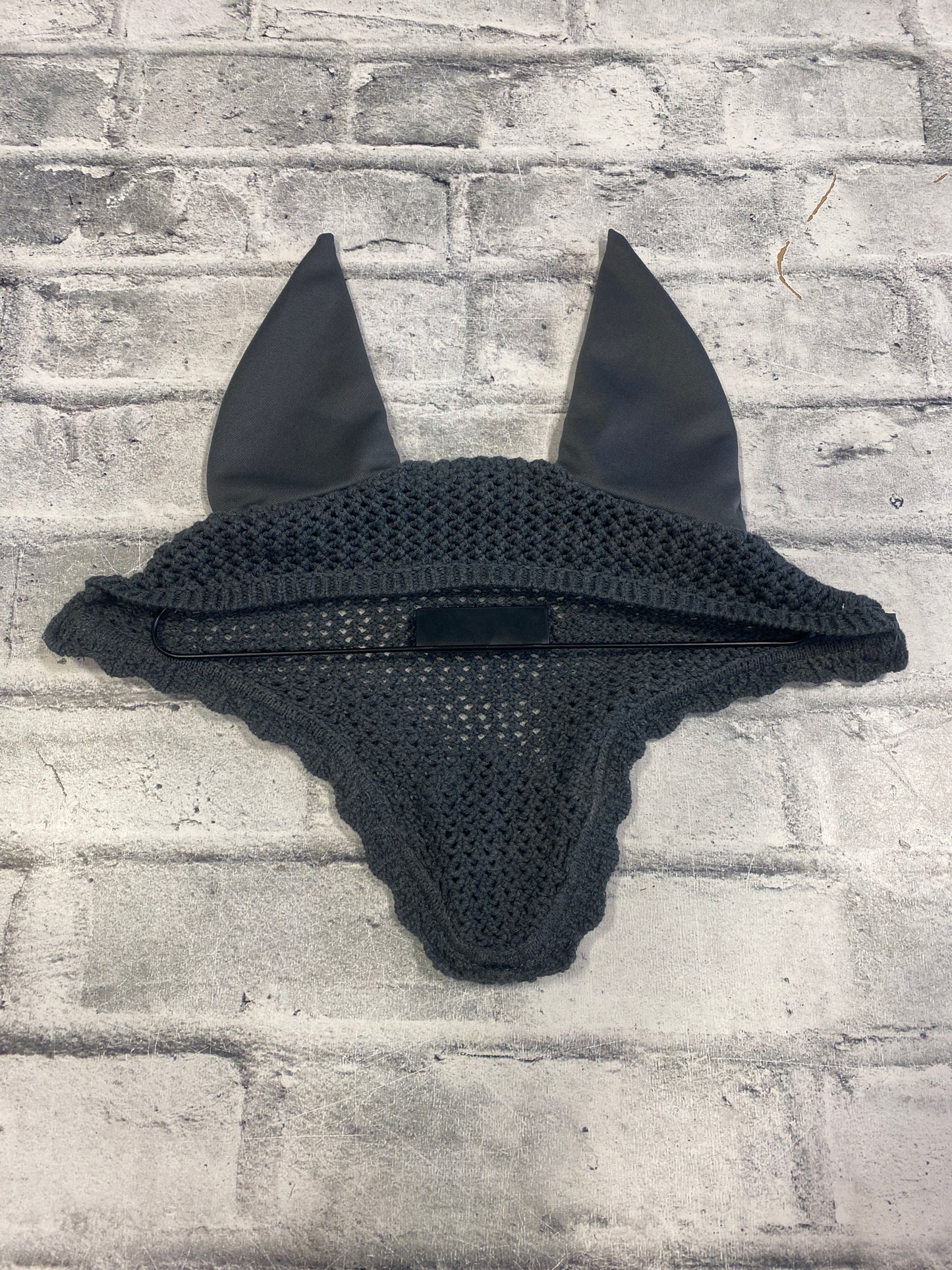 Equestrian Stockholm Fly Bonnet Grey F