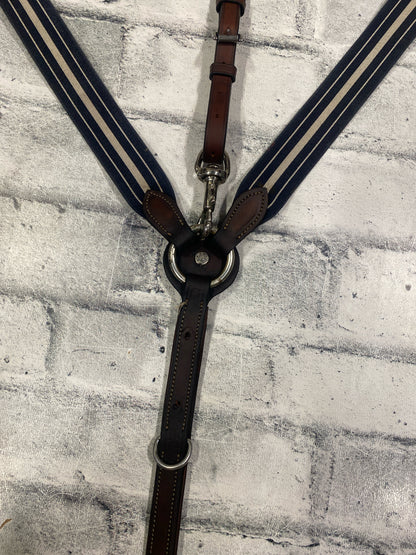 Antares Elastic Breastplate w/ Running Attachment Brown F