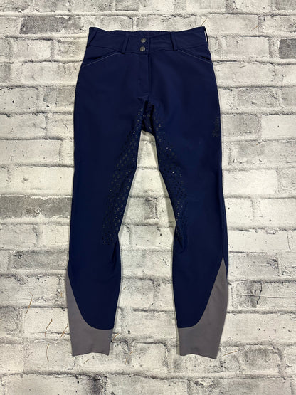 Elation Platinum FS Grip Breeches Navy 26