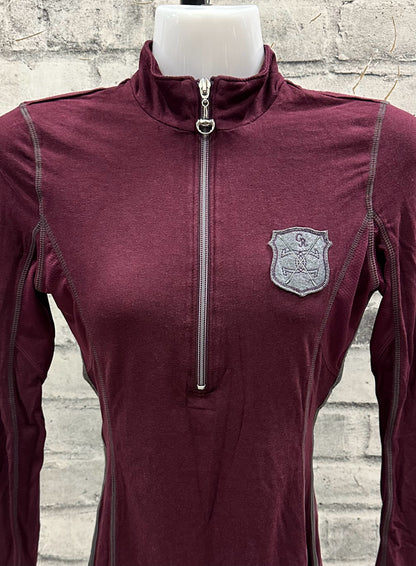 Goodrider LS Shirt Burgundy XS