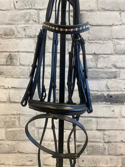 Sebastian & Co Double Bridle w Flash+ Reins