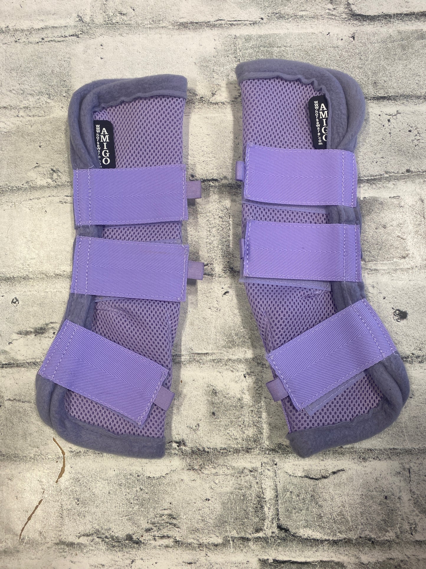 Horseware Fly Boots Purple Pony (4)