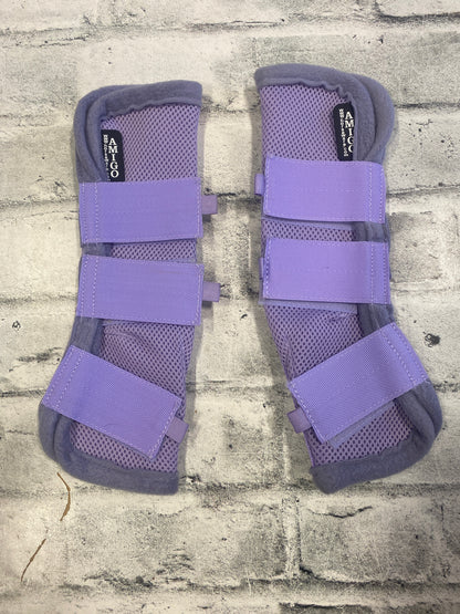 Horseware Fly Boots Purple Pony (4)